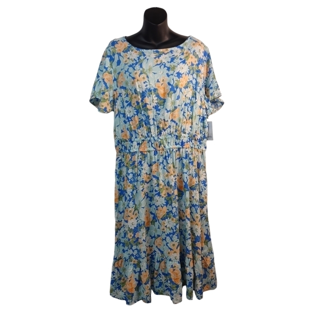 Croft & Barrow Women's Floral Print Dress Sz XL NWT